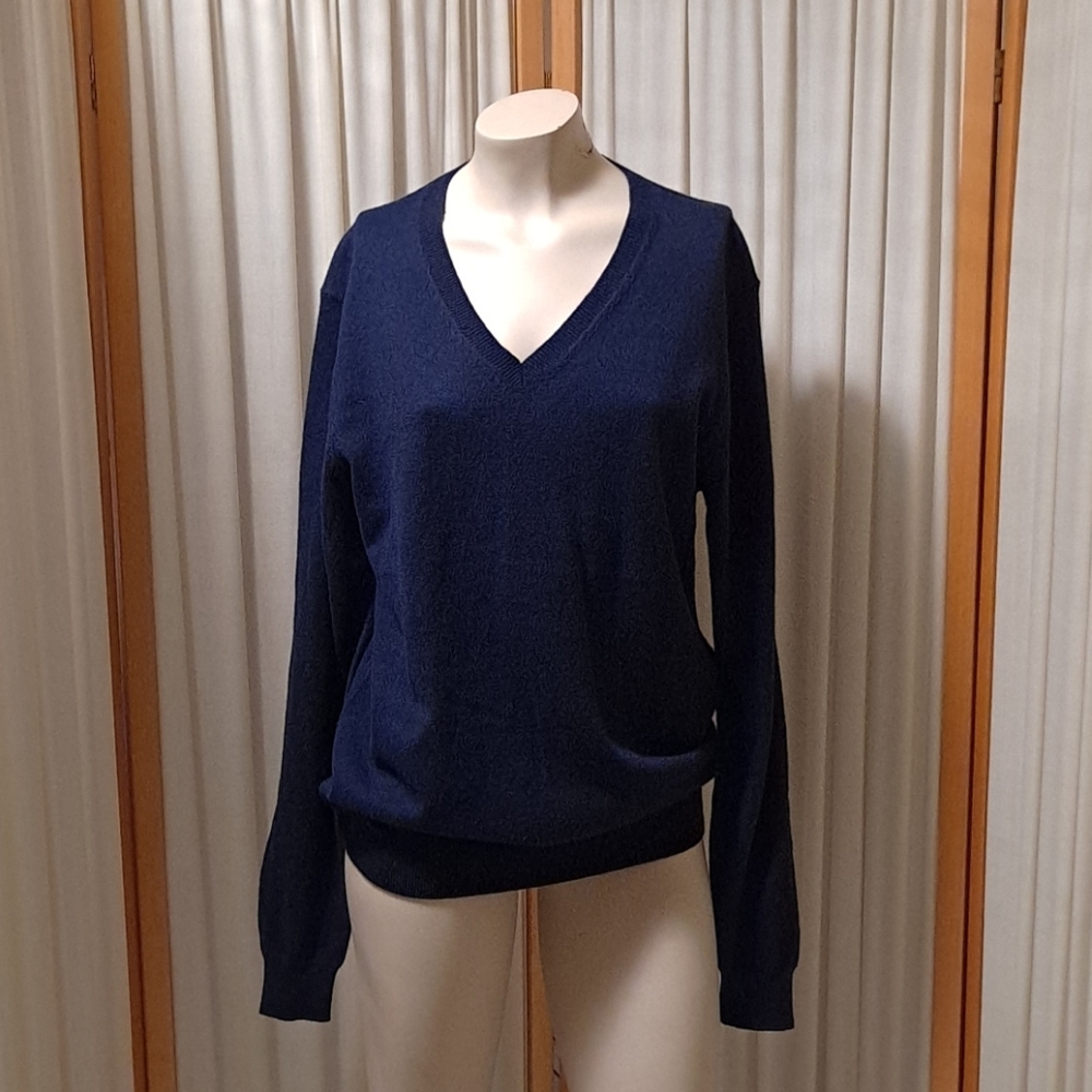 Joe Fresh midnight blue v-neck sweater, sp